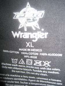 New Mens Western Wrangler T Shirts Rider With Bull  