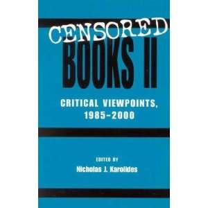  Censored Books 2 Nicholas J. (EDT) Karolides Books
