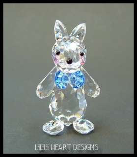 BUNNY RABBIT IN A BOW TIE MADE FROM SWAROVSKI CRYSTAL RETIRED  