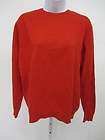 BURBERRYS Orange Lambswool Vintage Long Sleeve Crew Nec