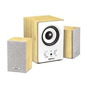    White 2.1 Channel iPod/Computer Speaker System w/Sub: Electronics