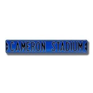 Duke Blue Devils Cameron Stadium Street Sign  Sports 