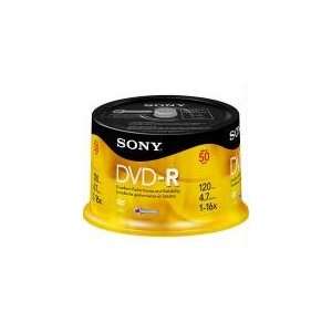  Sony 16x Write Once DVD R   50 Pack: Electronics