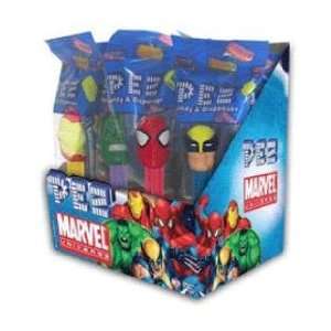 Marvel Heroes Pez Candy, 12 Dispensers  Grocery & Gourmet 