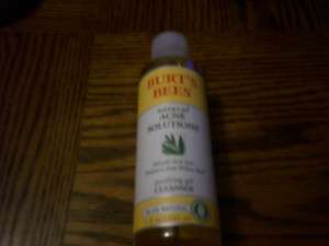 BURTS BEES natural ACNE SOLUTIONS purifying gel CLEANSER Salicylic 