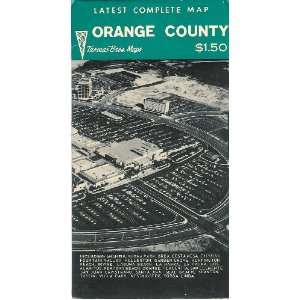  Thomas Bros. Maps: Orange County; Latest Complete Map 1974 
