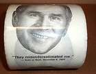 pie hole president george bush toilet paper returns not accepted