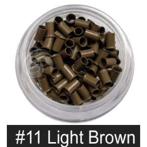   Rings Link Hair Extensions #11 Light Brown: Health & Personal Care