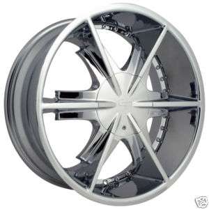 20 STRADA PISTOLA CHROME WHEELS LANDCRUISER SEQUOIA  