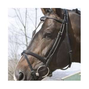 Stubben Rolled Snaffle Bridle with Flash:  Sports 