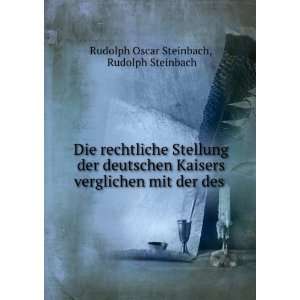   des . Rudolph Steinbach Rudolph Oscar Steinbach  Books