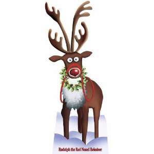  Rudolph The Red Nosed Reindeer   Christmas Large Cardboard 