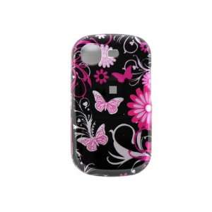  Samsung A687 Strive Graphic Case   Pink Butterfly Cell 