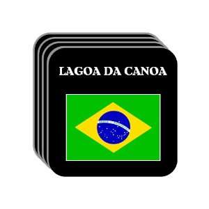  Brazil   LAGOA DA CANOA Set of 4 Mini Mousepad Coasters 