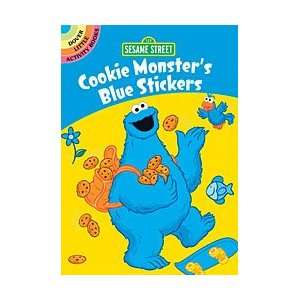  Sesame Street Cookie Monsters Blue Stickers: Arts, Crafts 
