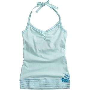  Fox Racing Womens Starlette Halter Top   Large/Angel Blue 