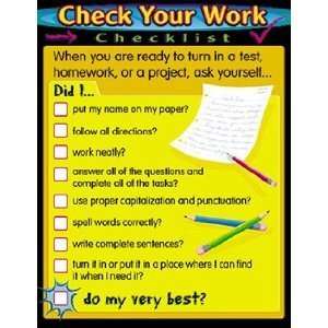   Enterprises Inc. Check Your Work Classroom Chart: Office Products