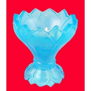   Sky Blue Votive Fenton Art Glass 2008 Collection: Home & Kitchen