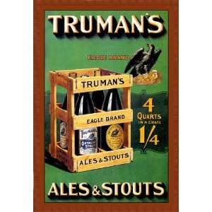   Trumans Ales and Stouts 12x18 Giclee on canvas: Home & Kitchen