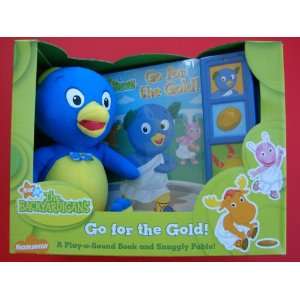   FOR THE GOLD! PLAY   A   SOUND BOOK AND SNUGGLY PABLO!: Toys & Games
