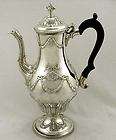 English Sterling Silver Geo III Coffee Pot Charles Wright 1777 