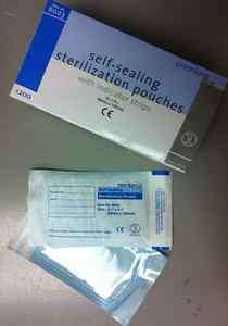 Sterilization Pouch 3 1/2 x 5 1/4 Self Sealing  