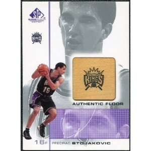   SP Game Floor Authentic Floor #PS Peja Stojakovic: Sports Collectibles