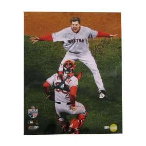 Autographed Jonathon Papelbon World Series Hug 16x20 Unframed. MLB 