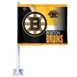   Boston Bruins Car Flag   Boston Bruins One Size: Sports & Outdoors
