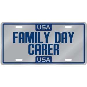  New  Usa Family Day Carer  License Plate Occupations 