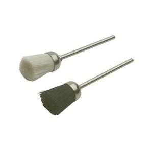  Black Stiff 1/2 Bristle Cup Brushes, Pack of 12: Jewelry