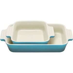  Le Creuset Stoneware Caribbean Essential Bakers Set 2 pc 