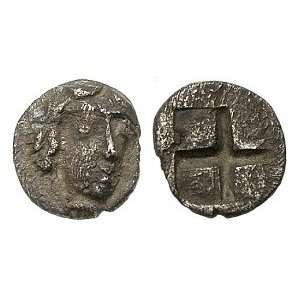 Caria, 5th Century B.C.; Silver Tetartemorion Toys 