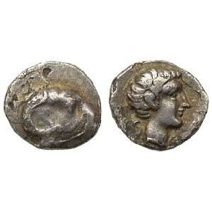 Caria, c. 400   340 B.C.; Silver Hemiobol: Toys & Games