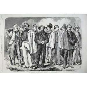   1860 Liberators Sicily Garibaldi Carini Soldier Tuscan