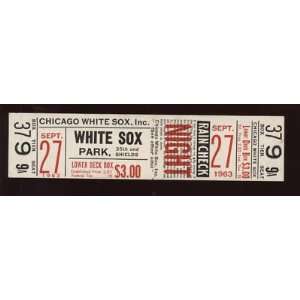   White Sox Eddie Fisher NRMT   Sports Memorabilia: Sports & Outdoors