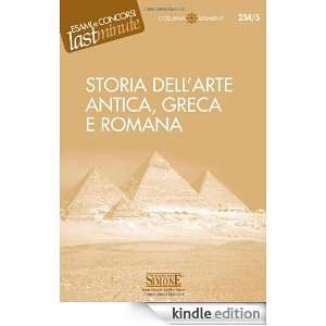 Storia dellarte antica, greca e romana (Il timone) (Italian Edition 