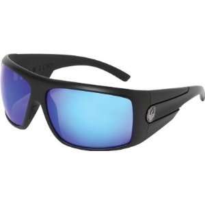Dragon Alliance Shield Series Sunglasses , Color: Matte Stealth/Blue 