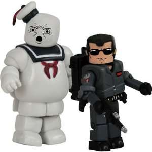   Venkman and Stay Puft Marshmallow Man (Glow In The Dark): Toys & Games