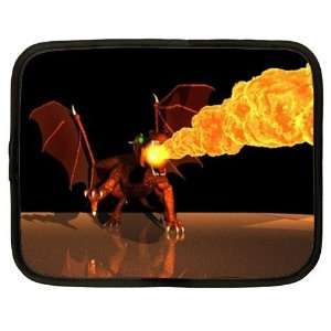   Netbook Notebook XXL Case Bag Dragon Fire Animal ~ Free Shipping