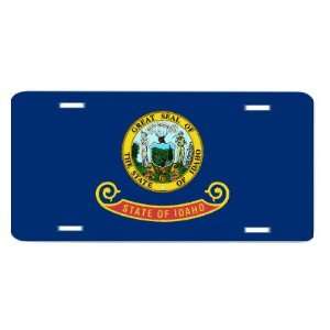  Idaho State Flag Vanity Auto License Plate Tag: Automotive
