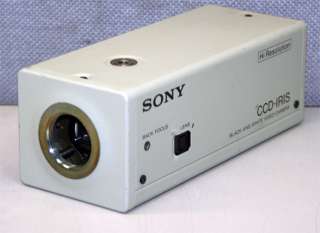 Sony SSC M370 Black & White CCD Iris Camera  
