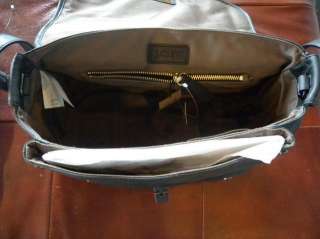 JCrew $278 Darlington Leather Satchel black Hobo Bag Tote purse  