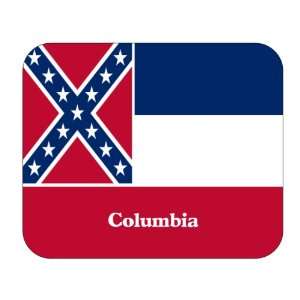  US State Flag   Columbia, Mississippi (MS) Mouse Pad 