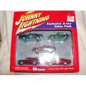  2000 Johnny Lightning Exclusive 5 Car Value Pack Toys 