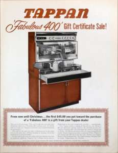 1963 Tappan Fabulous 400 vintage ad  
