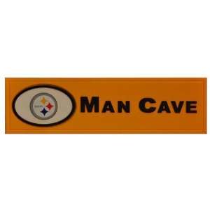    Pittsburgh Steelers Man Cave Wooden Bar Sign