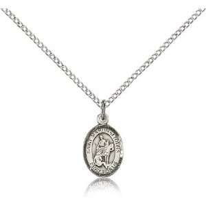 925 Sterling Silver St. Saint Martin of Tours Medal Pendant 1/2 x 1/4 