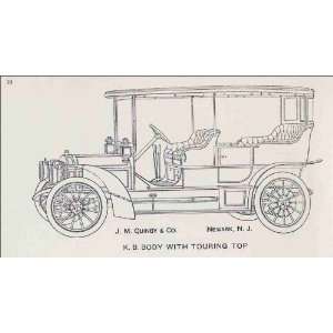  Reprint J. M. Quinby & Co.; K. B. body with Touring car 