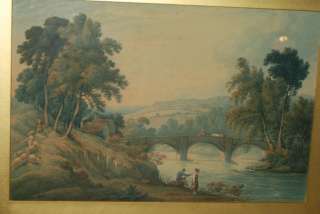   Wells Painting, Titled  Sligts Bridge on the Eske 1829 England